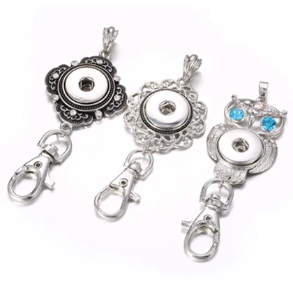 10 шт./лот Новые оснастки ювелирные изделия сова оснастка кулон ожерелье 18 мм