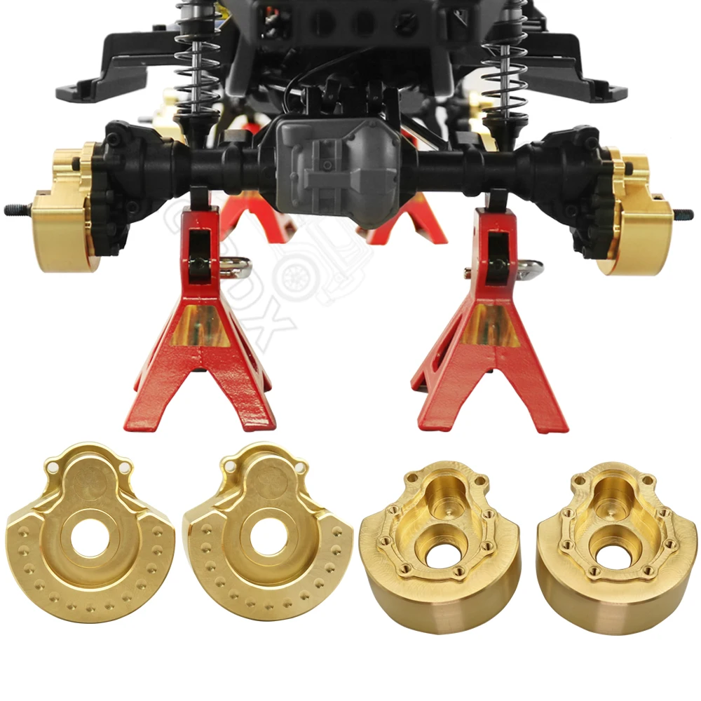 2PCS TRX4 Brass Counterweight Balance Weight Portal Drive Housing for 1:10 RC Crawler TRX-4 TRX-6 (art.: 3920b8563d005) - 3920b8563d005