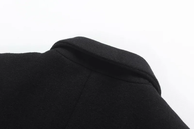 Новое поступление 2019 осенне зимнее высококачественное шерстяное повседневное