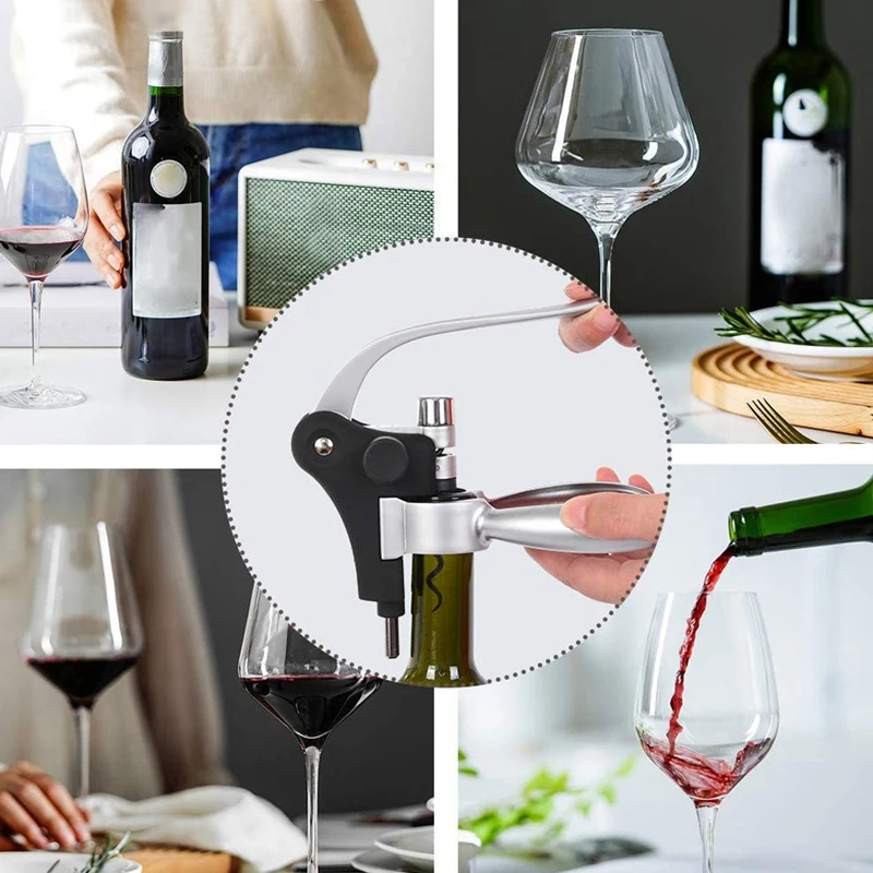 

Rabbit Wine Bottle Openers Set, Lever Screwpull Wine Corkscrew Kit