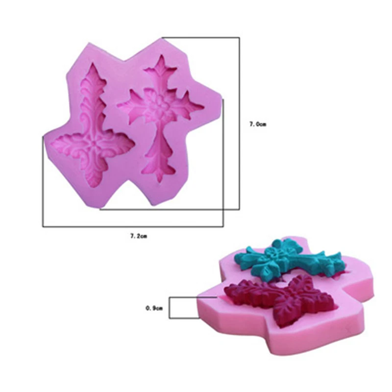 3D крест Форма силиконовой сахар искусственной пресс-формы &quotсделай сам&quot форма