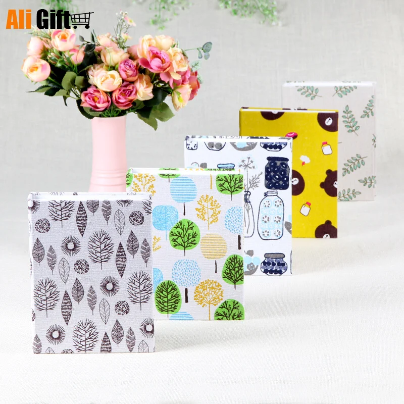 Тканевая обложка 5 дюймов 200 фотографий мультяшная Милая рамка для хранения