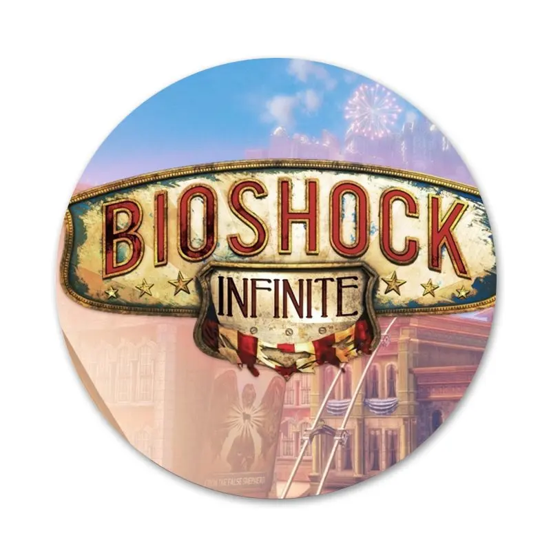 Bioshock infinite Badge Brooch Pin Accessories For Clothes Backpack Decoration gift | Badges