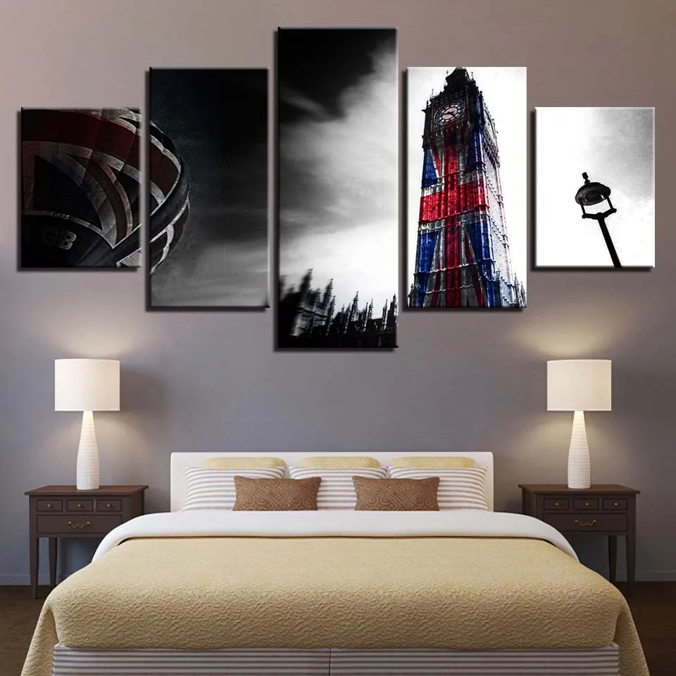 Биг Бен здание картина холст Нью Йорк Лондон фермерский дом Декор Настенная в