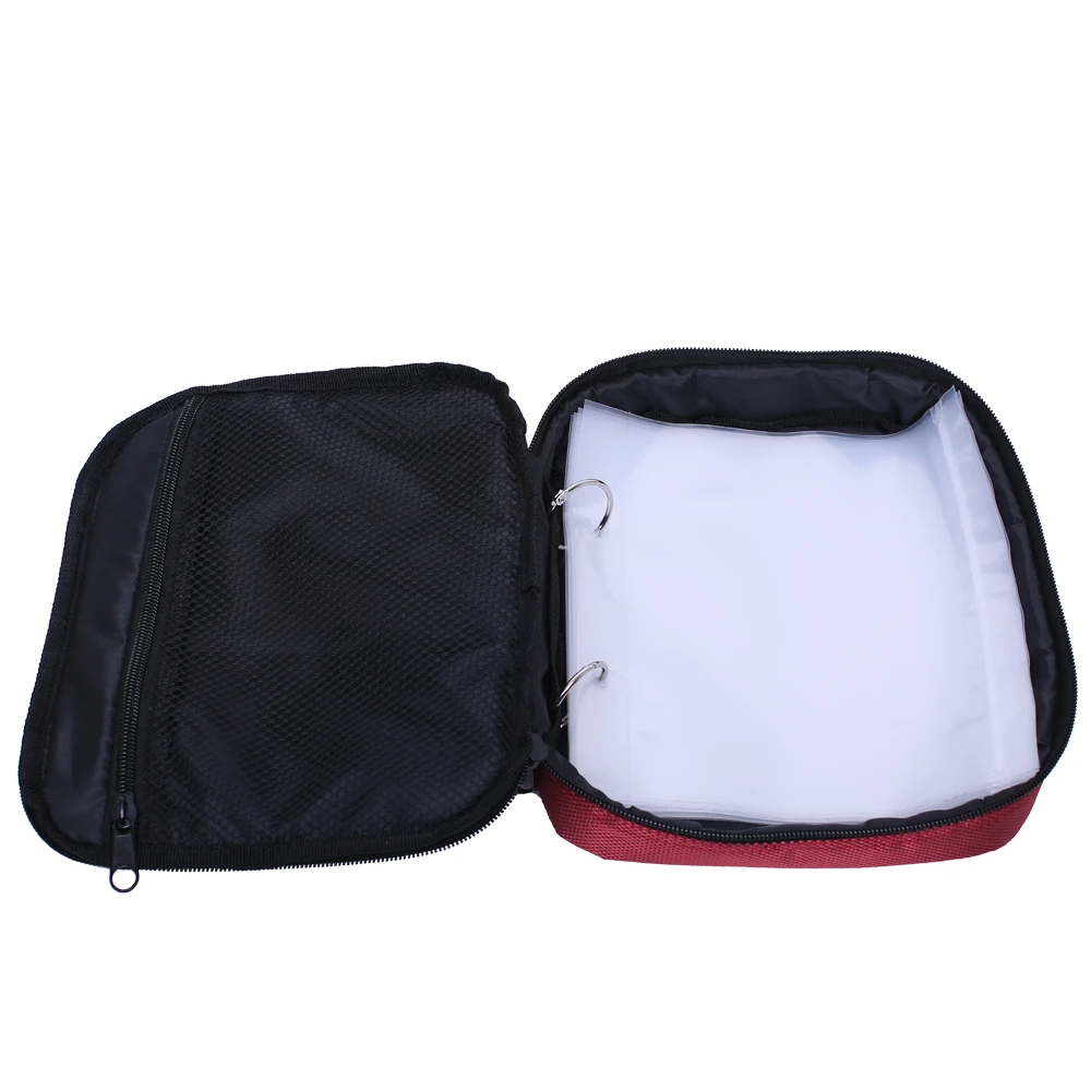 Isca de Pesca Caixa de Armazenamento Equipamento para Vermes e Jigs Soft Isca Macia Binder Bolsa Carteira 10 Xx8.5 x 2 4 Esporte e Lazer