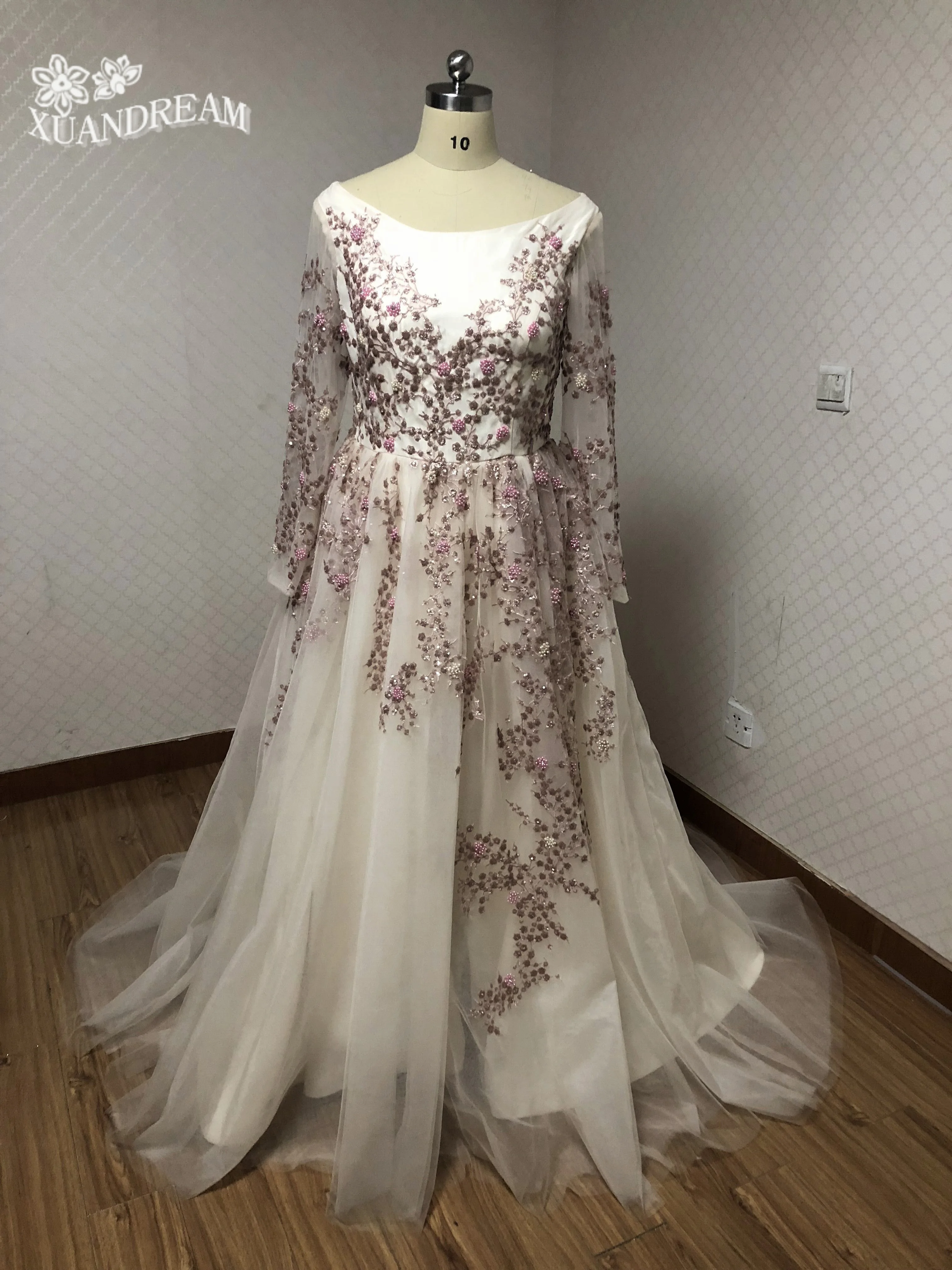 2019 vestido noite вечернее платье с аппликацией и кружевными цветами de noche largo парадное