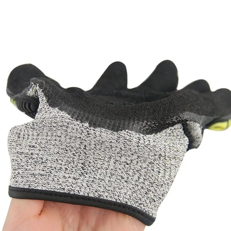 Outdoor Anti-collision Rescue Mechanical Gloves Non-slip Wear-resistant Oil Proof Shockproof Hand Protection Safety Work | Спорт и