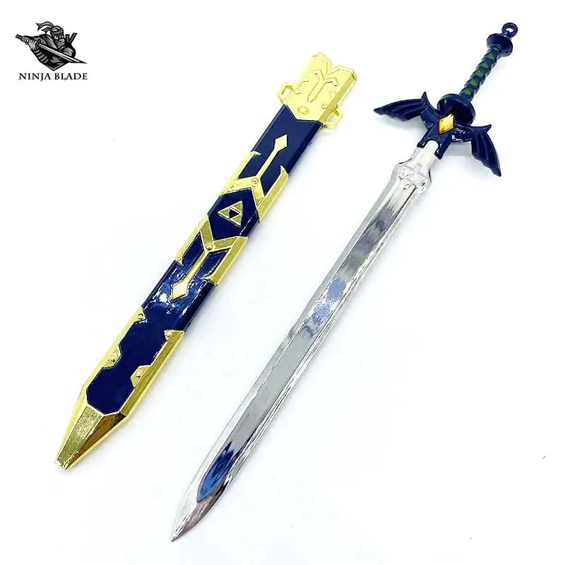 Металлическая НЕОБРАБОТАННАЯ мини-модель для геймеров Link Master Sword Breath of The Wild Hylian