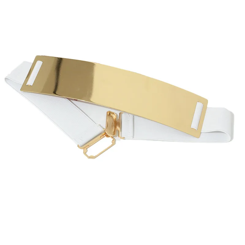 Женский пояс-корсет ZL089 однотонное украшение из металла с широким поясом