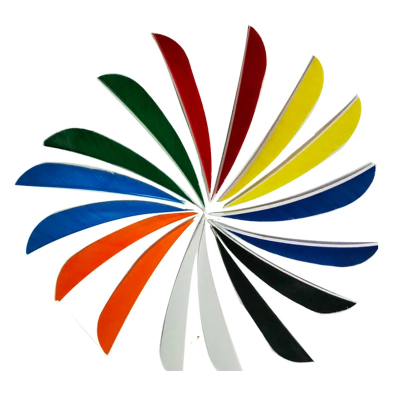 Углеродные стрелы для стрельбы из лука 12 шт. валы ID4.2 Spine 500 800 3 дюйма лопатки