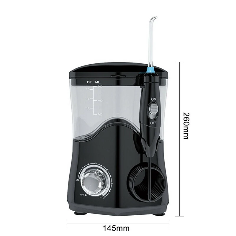 Ирригатор для полости рта Flosser 600 мл IPX7 водонепроницаемый 7 многофункциональные