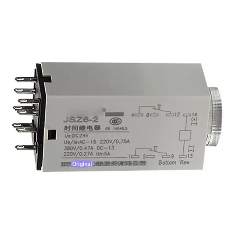 Реле времени JSZ6-2 1s 5s 10S 30S 60s 3min 10min AC220V / DC24V Spot Photo гарантия 1 год | Электроника