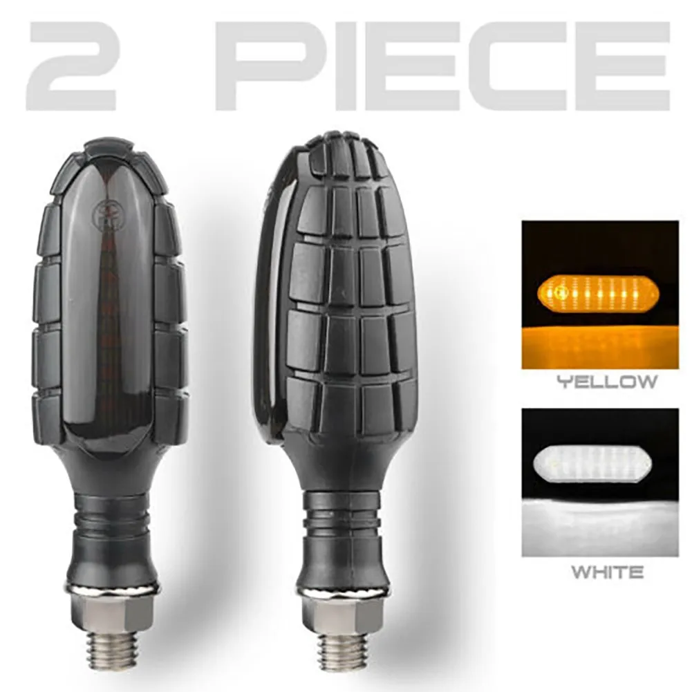 

Light Led Turn Signal Motorcycle Water Blinker 1.5W 12v 2x 3000K-6000K