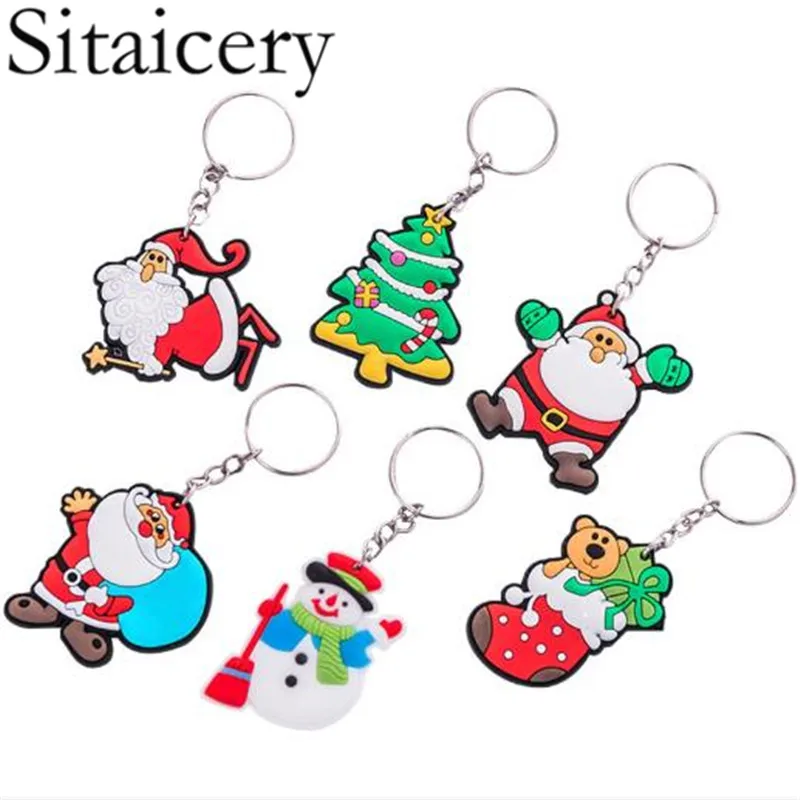 Счастливого Рождества Navidad брелок Рождественское украшение Санта Клаус Лось