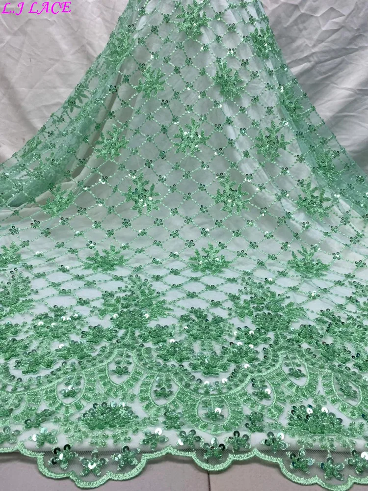 

Beauty beads embroidered gauze fabric beaded tulle laces party dress DIY French lace wedding bride gowns sewing tulle laces