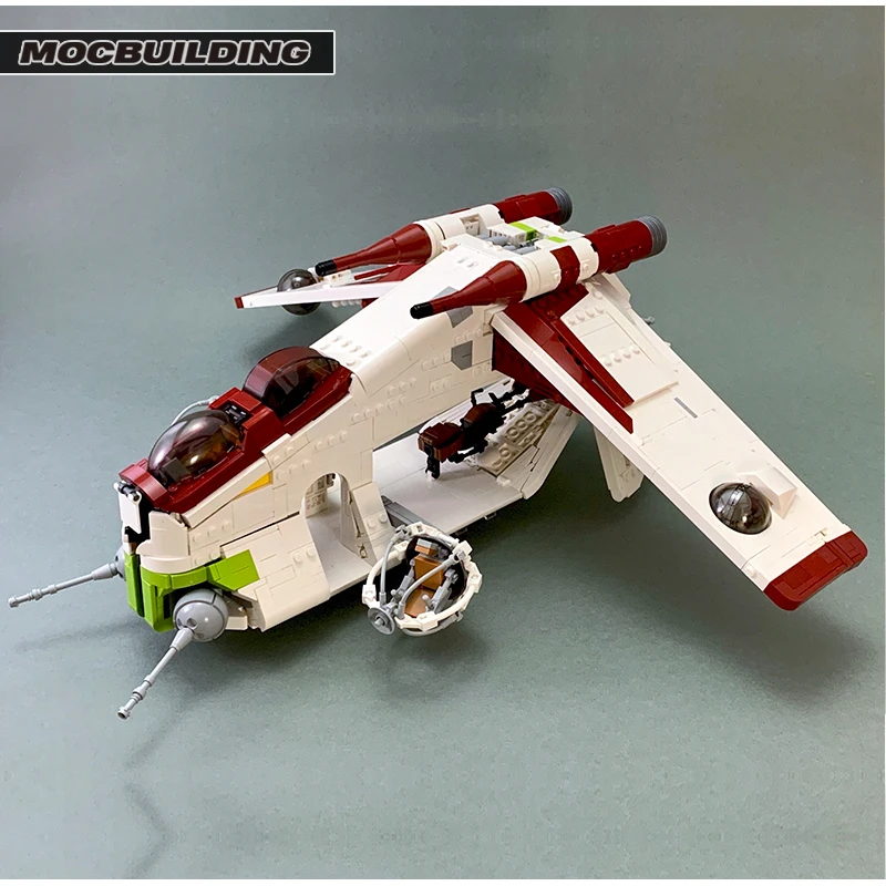 

UCS Республика оружейный корабль основан раньше боец MOC звезда Строительные блоки Набор кирпичей для мальчиков для детей рождественские под...