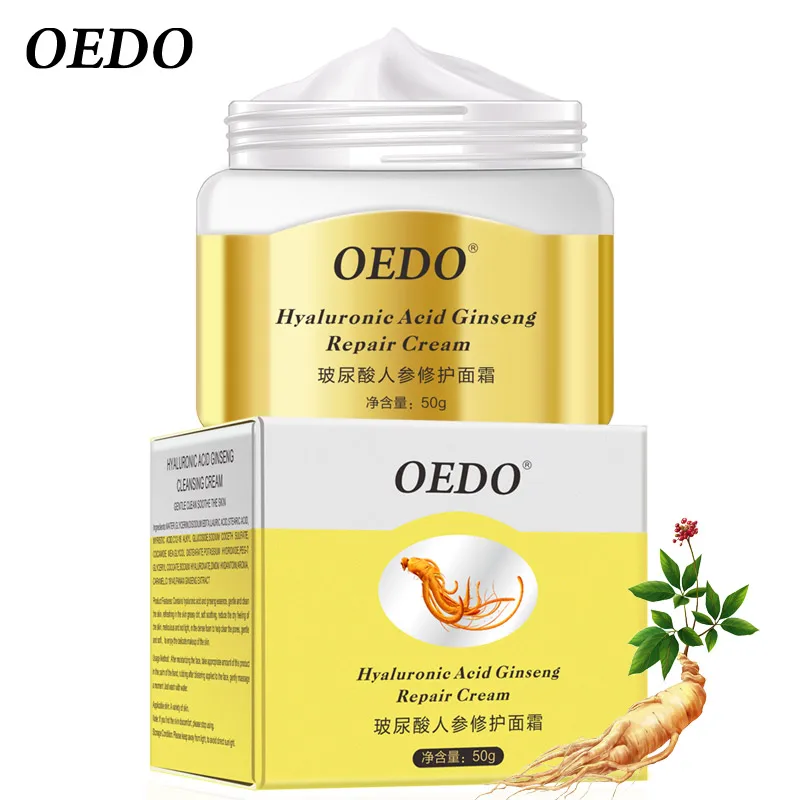

Hyaluronic Acid Ginseng Repairing Cream Face Care Gentle Hydration Without Irritation Whitening Brightening