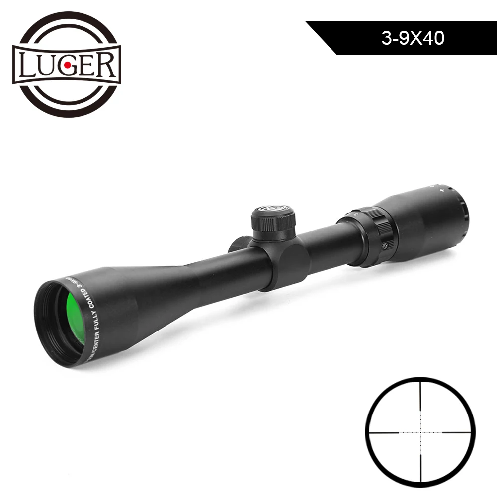 Прицел для охотничьей винтовки 3-9x40 тактический оптический прицел Mil Dot внешний