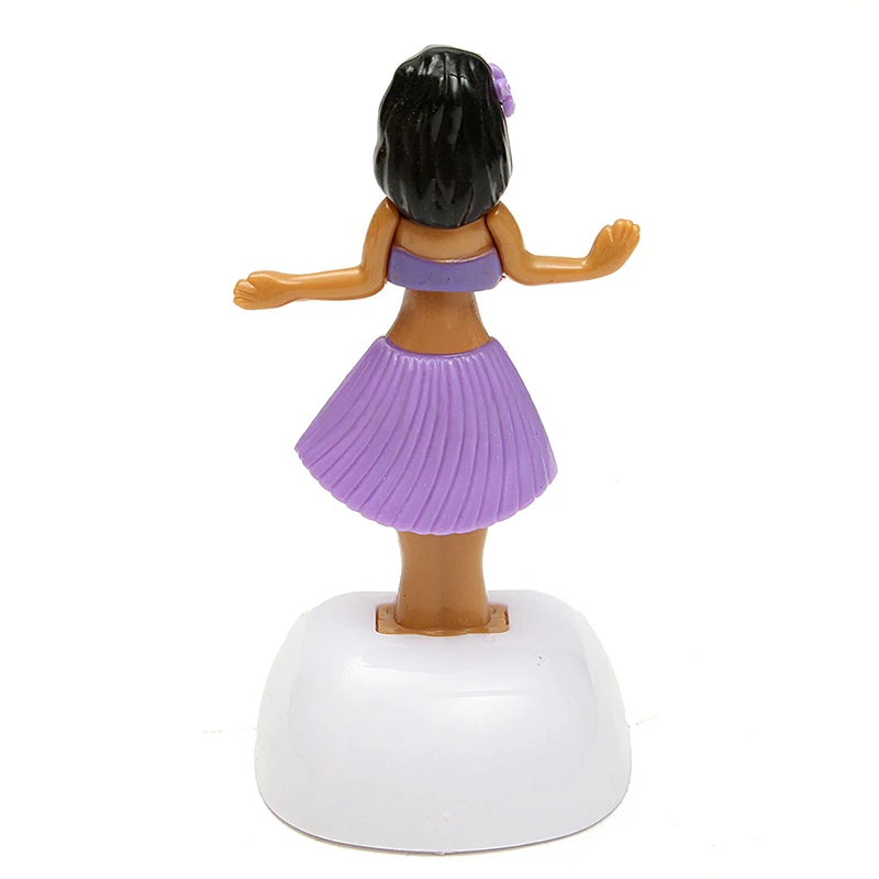 

4x Solar Powered Dancing Hula Girl Swinging Bobble Toy Gift For Car Decoration