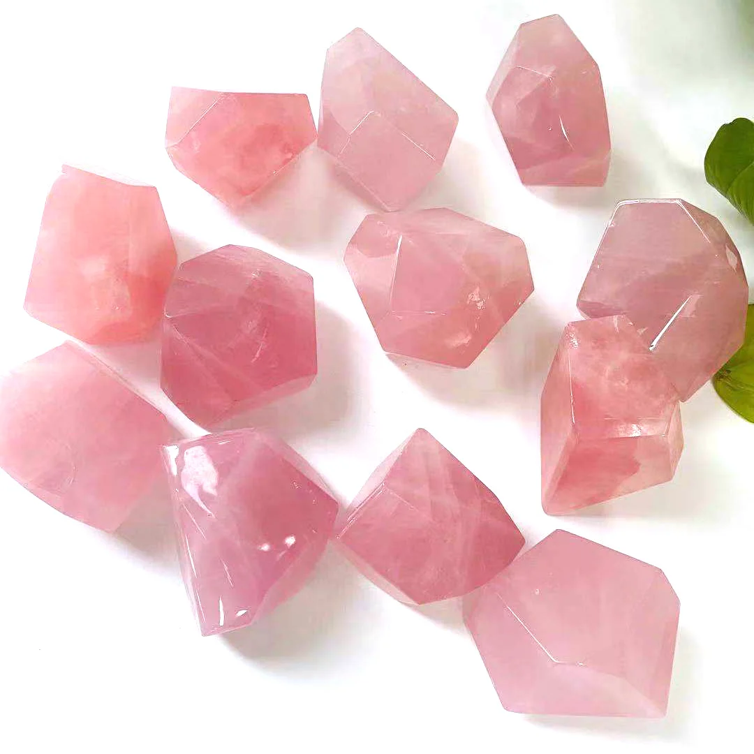 

Wholesale Hand Carving Crystal Natural Crystal free from rose quartz for Home decoration-YJL