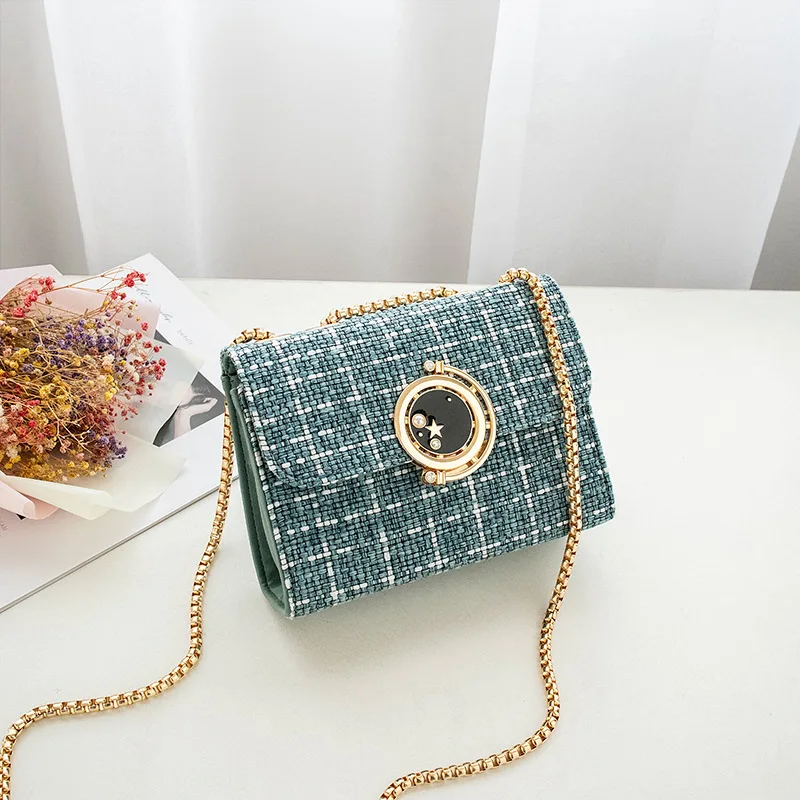 

New Woman Shoulder Bag Fashionable Simple Chain Messenger Bag High Quality Luxury Designer Handbag 2021 New Female Underarm Bag