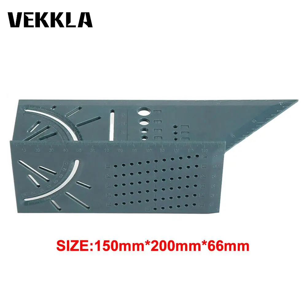 3D угловая измерительная линейка пластиковая измеритель 45 градусов и 90