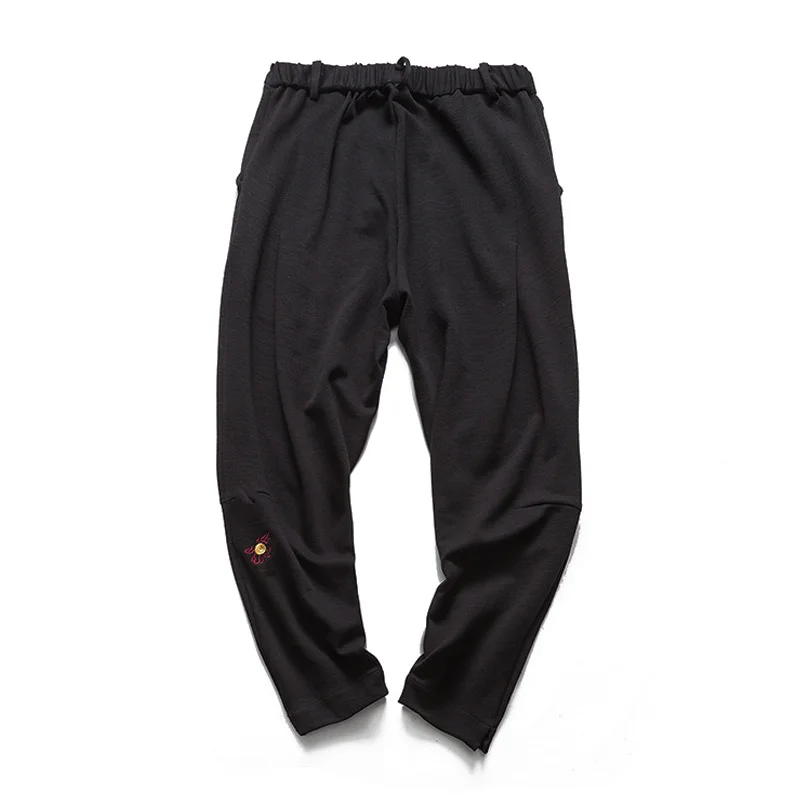 Original Men Pants Male Joggers Commercial Loose Casual Business Trousers Men's Hip Hop Harem Streetwear Cotton Clothing Straig | Мужская
