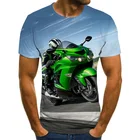 2020 крутая футболка для гоночного водителя, летние модные топы, футболка с графическим рисунком мотоцикла, Мужская футболка в стиле панк с 3D рисунком, женская футболка, уличная одежда