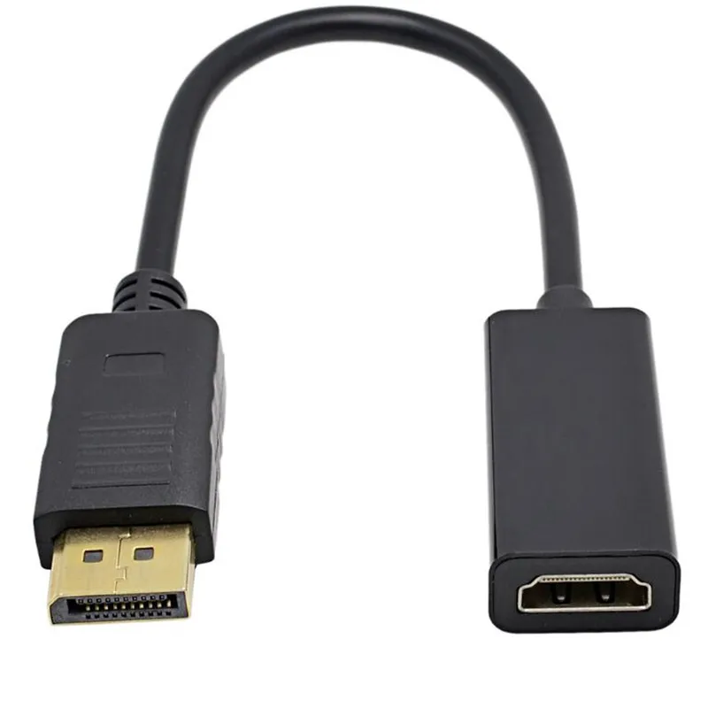 Переходник DP в HDMI-совместимый с ноутбуком HP/DELL штекер-гнездо | Электроника