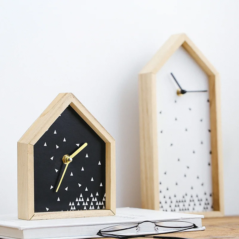 Настольные европейские настольные часы Современные простые Инновационные