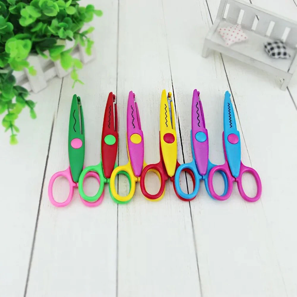 DIY ножницы для рукоделия Пластиковые Детские дизайнерские безопасные