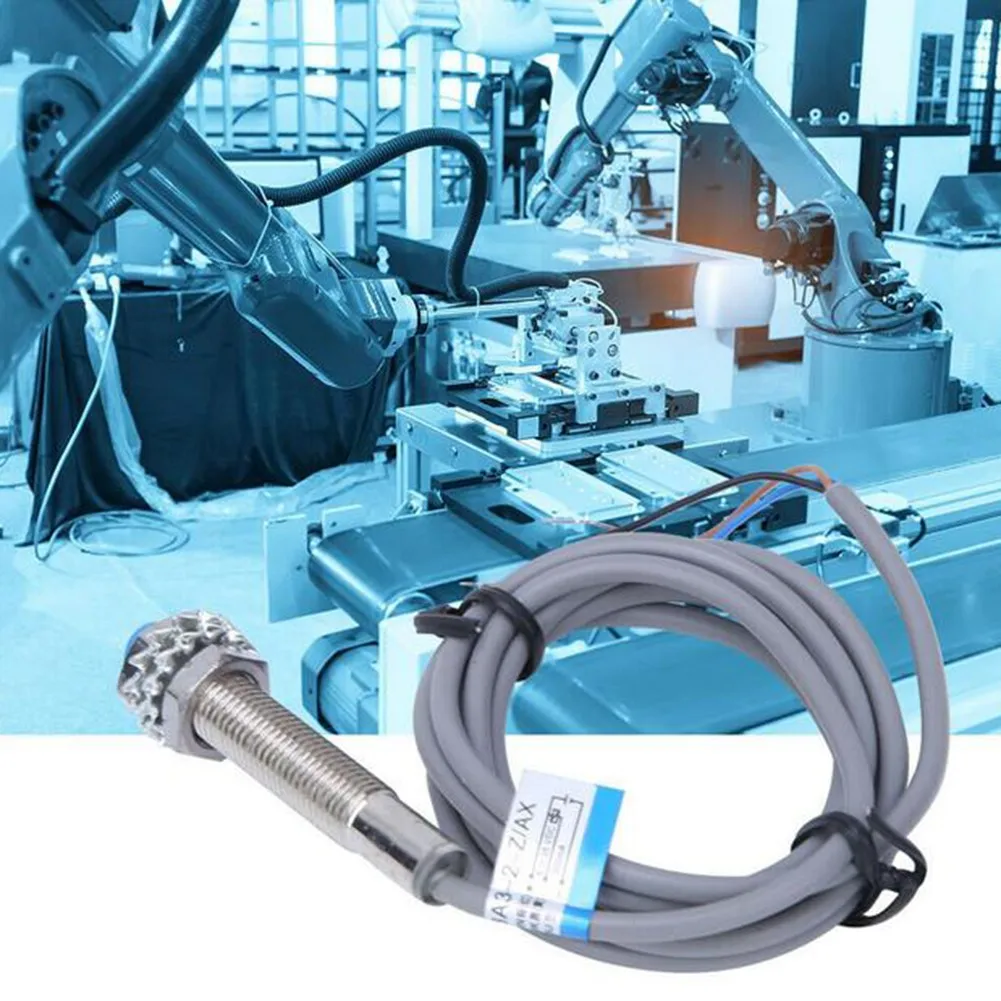 

5Pcs NC LJ8A3-2-Z/AX Inductive Proximity Sensor Switch NPN DC6V-36V Block Type, Aluminum Shell Cylindrical Proximity Switch