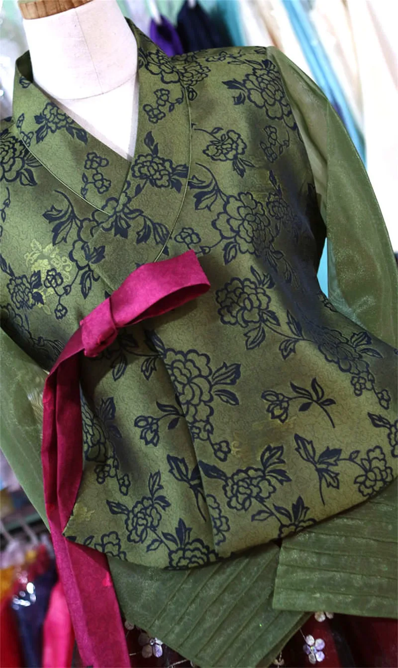 Лидер продаж 2019 импортная ткань из Кореи/новый улучшенный Hanbok / Stage Hanbok/Изысканный