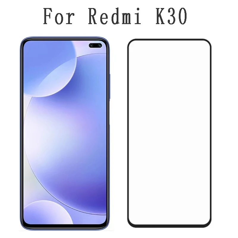 Закаленное стекло с полным покрытием для Xiaomi redmi K30 50 шт. Защитная пленка защитное