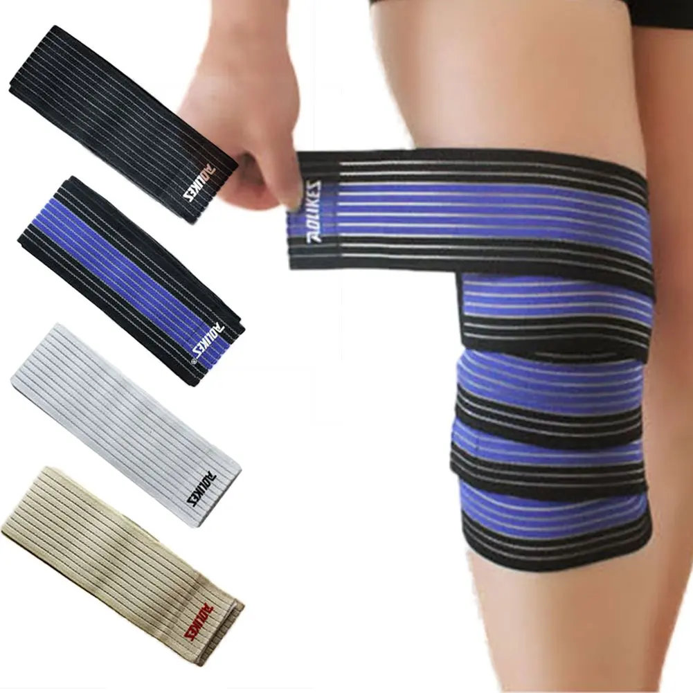 

Bandage Compression Strap Outdoor Elastic Force Knee Elbow Wrist Ankle Support Wrap