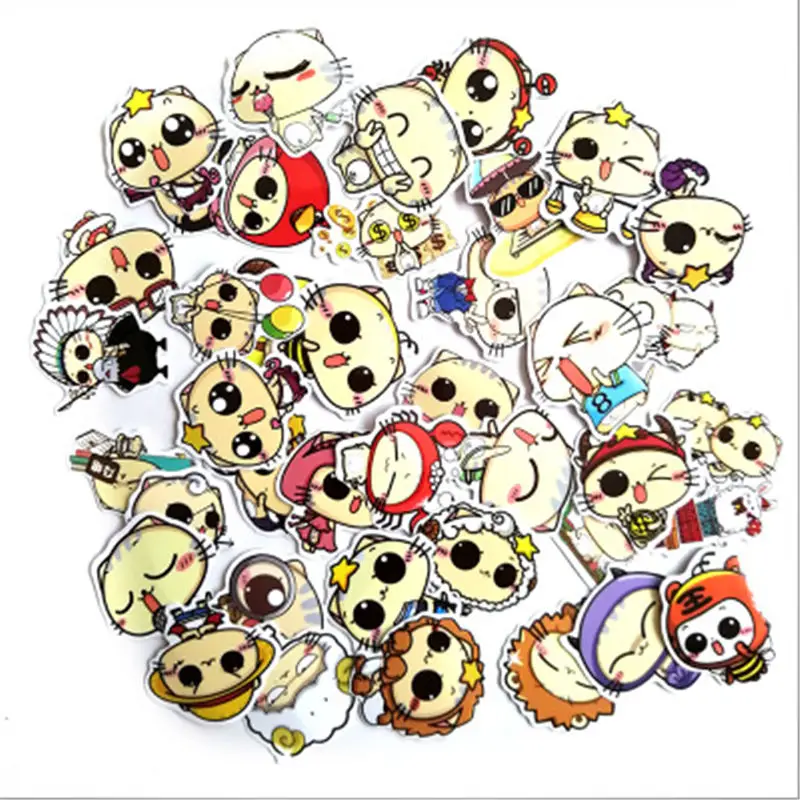 Мультяшные животные Цветочные наклейки детские игрушки подарок для DIY книги