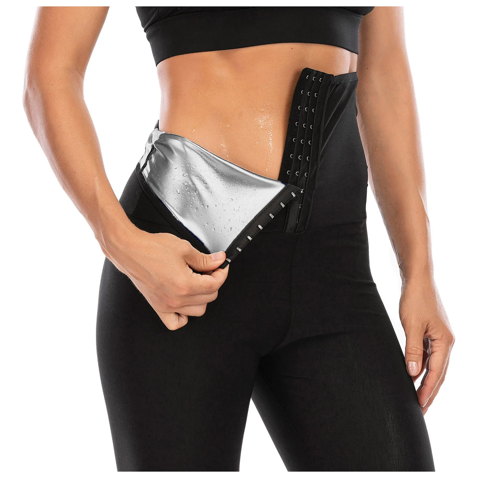 

Long Waist Trainers Sweat Sauna Pants Body Shaper Slimming Pants Women Waist Trainer Corset Sweat Leggings Slimming underwear
