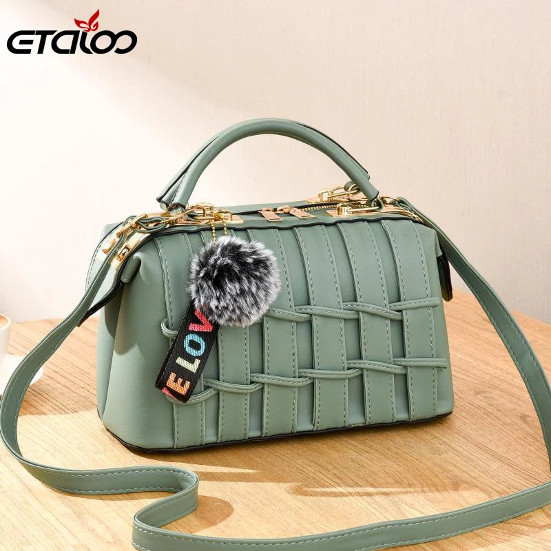 Женская сумка новинка зимы 2019 тканая трендовая женская сумка-мессенджер | Багаж и