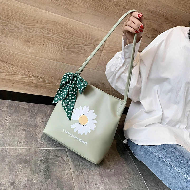 Новая Корейская версия instagram универсальная сумка через плечо с маргариткой