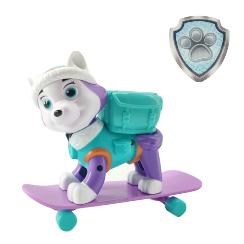 2 Paw Patrol Игрушка Щенок Эверест трекер погоня Marshall собака патруль игрушка милый мультфильм фигурка игрушка детский подарок на день рождения - Цвет: 2