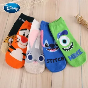 Disney стежка кролик женские носки с милым рисунком свежего короткие с персонажами из мультфильмов носки с милыми животными Монстр Harajuku носки-башмачки