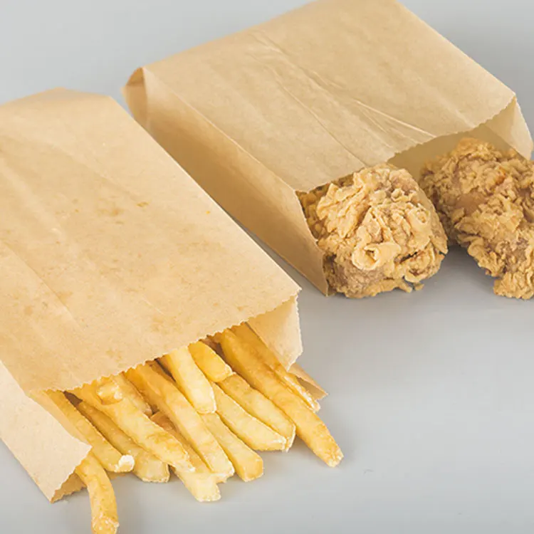 

Wholesale Custom Printed Eco Friendly Food grade paper bags with logo