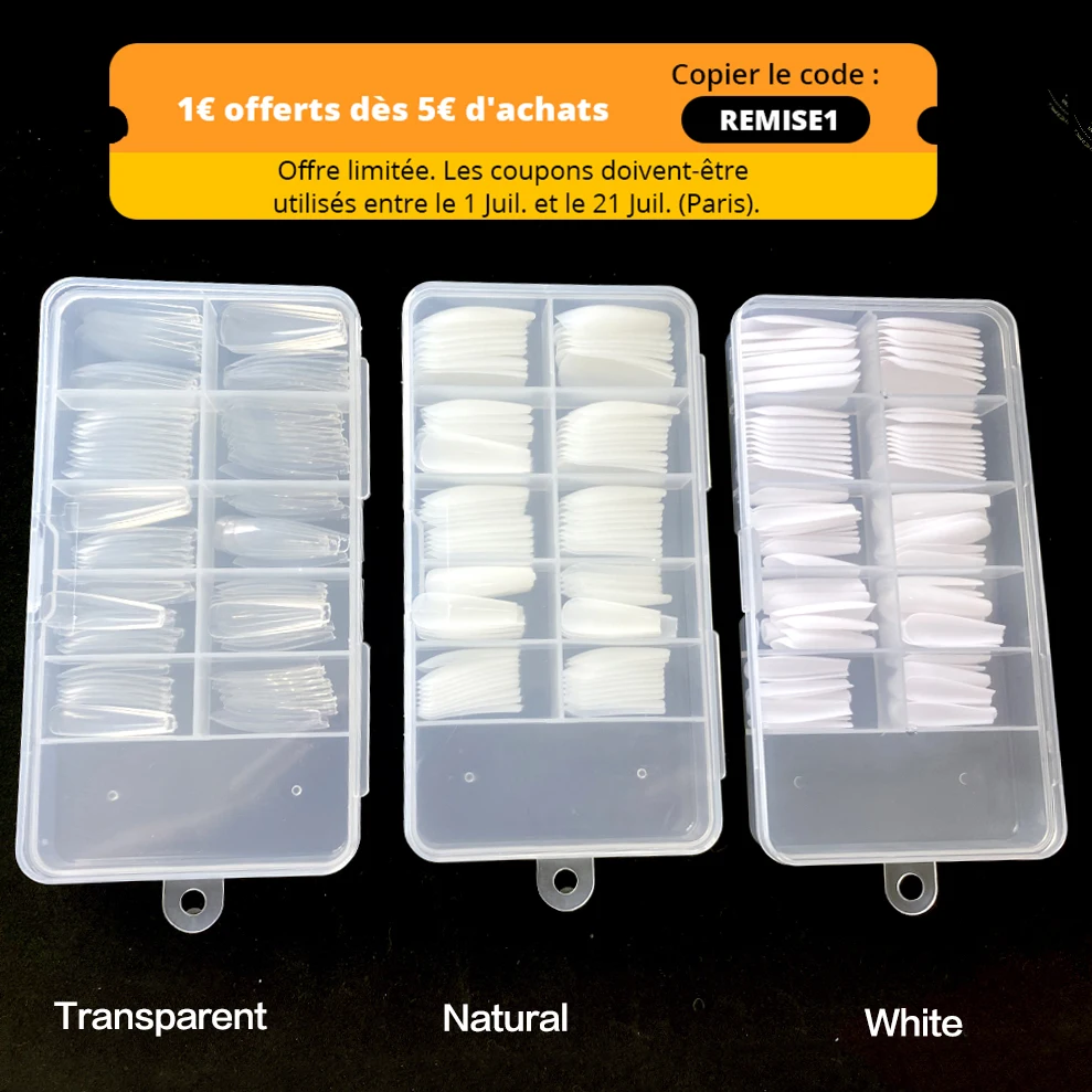 100 шт. искусственные гробы для наращивания ногтей Аксессуары в капсулах гель x