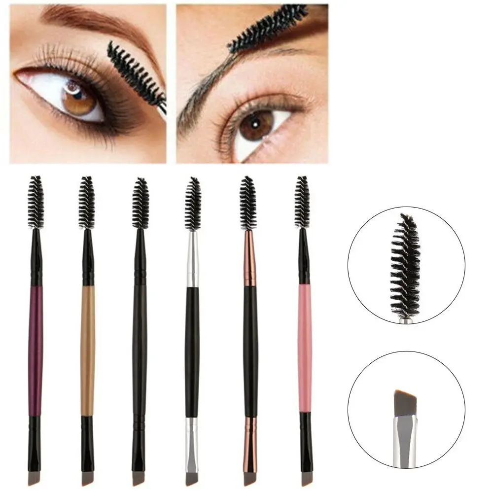 

Grafting Tools Women Beauty Double Head Concealer Brushes Eyebrow Applicator Mascara Spiral Wands Eyelash Eyeline Brush