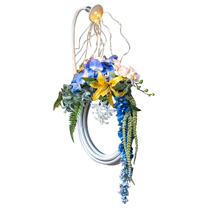 

Waterproof Waterfall Flash Lights Spray String Lights Light Hose Wreath Shower Garden Art Light Decoration Light Decor-ABUX