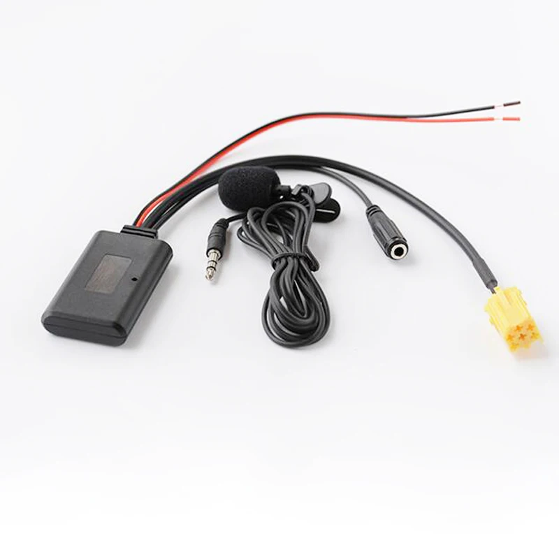 Фото Biurlink 150 см автомобильный Bluetooth-микрофон для телефонных звонков, адаптер громкой связи, Bluetooth-вход Aux, аудиокабель для Fiat Grande Punto №3