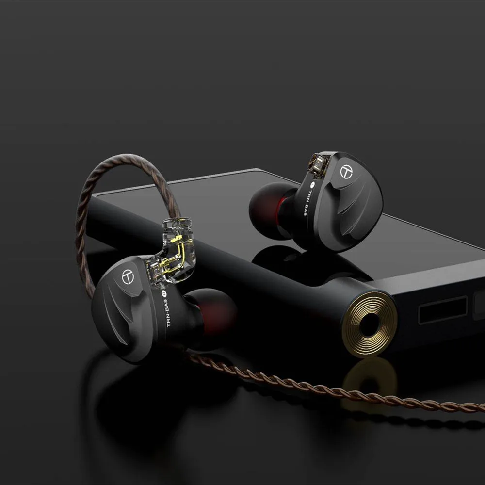 NEW TRN BA8 8BA HIFI Earphone 16 Unit Balanced armature In Ear Earphones Metal Monitor Headset Noise Earbud VX ZSX AS16 | Электроника