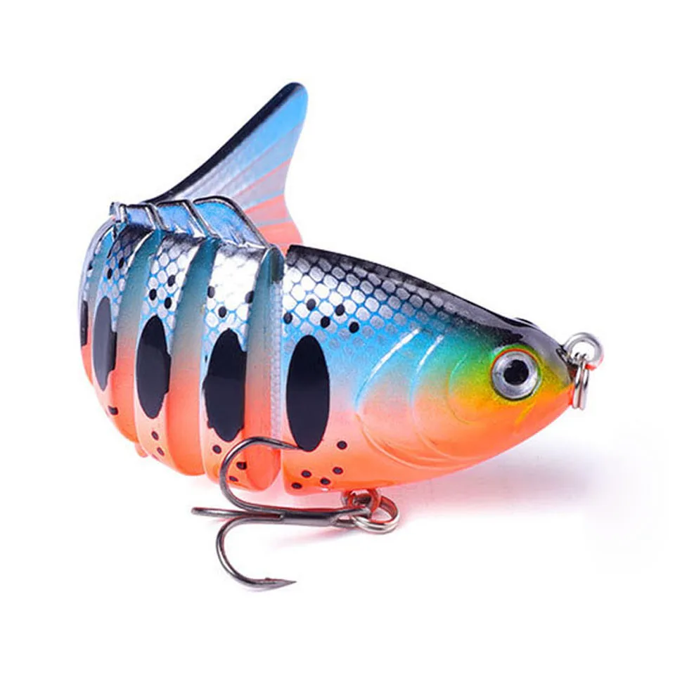 1 шт. рыболовные приманки Троллинговый Плавающий гольян воблер многосекционная