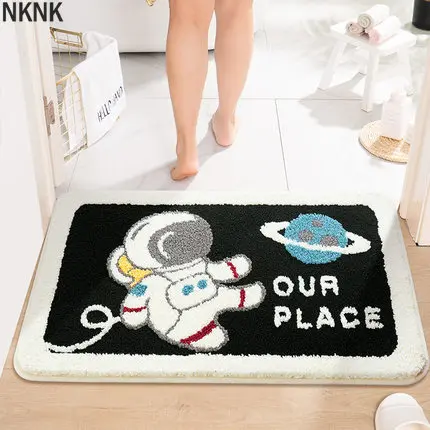 

Nordic Non-slip Lamb Carpet Area Rugs Rainbow Bedroom Floor Mats Easy Clean Welcome Doormat home decoration Cute Bathroom Rug