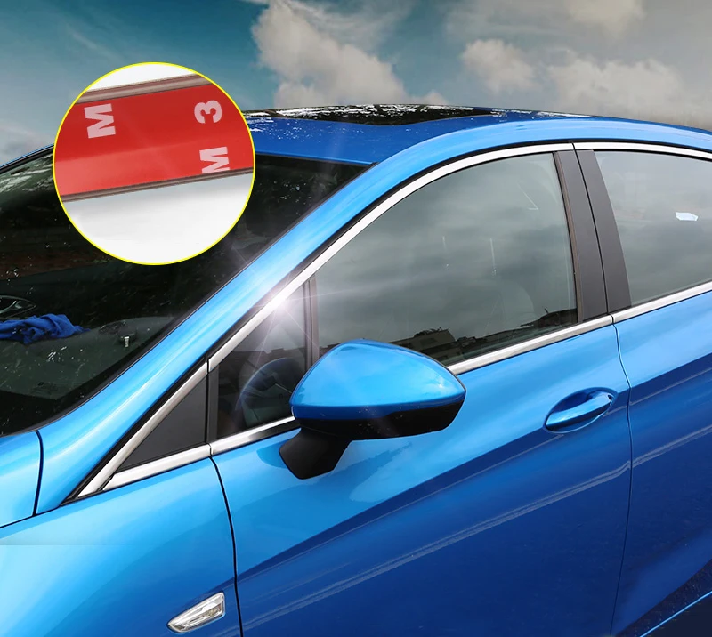 Для Opel Astra K хэтчбек 2015-2021 нержавеющая Боковая дверь полный подоконник рамка